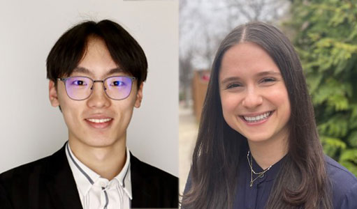 Steven Yu and Danielle Maydan