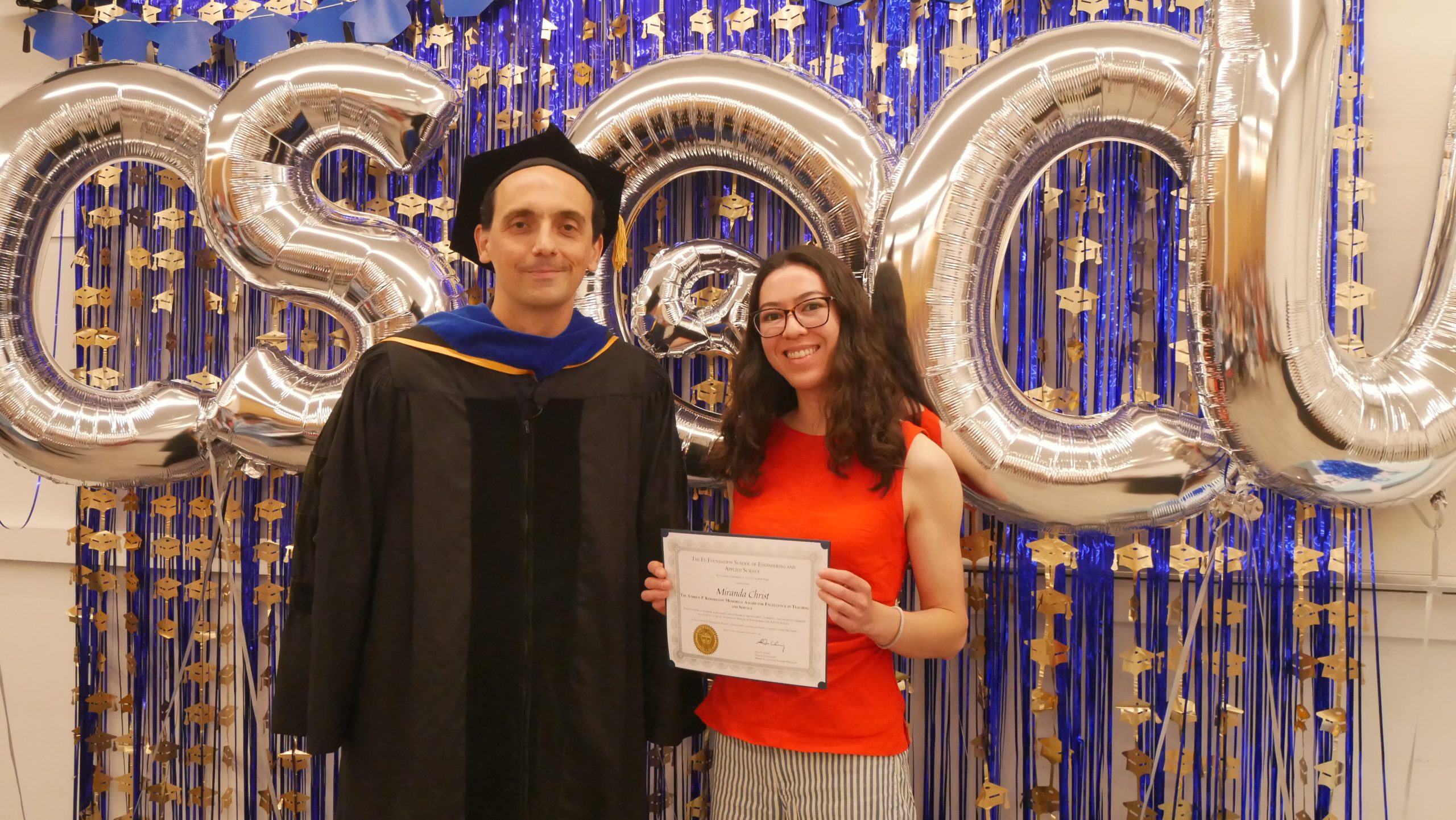 2026 awards 19 Luca Carloni and Miranda Christ Luca Carloni and Miranda Christ