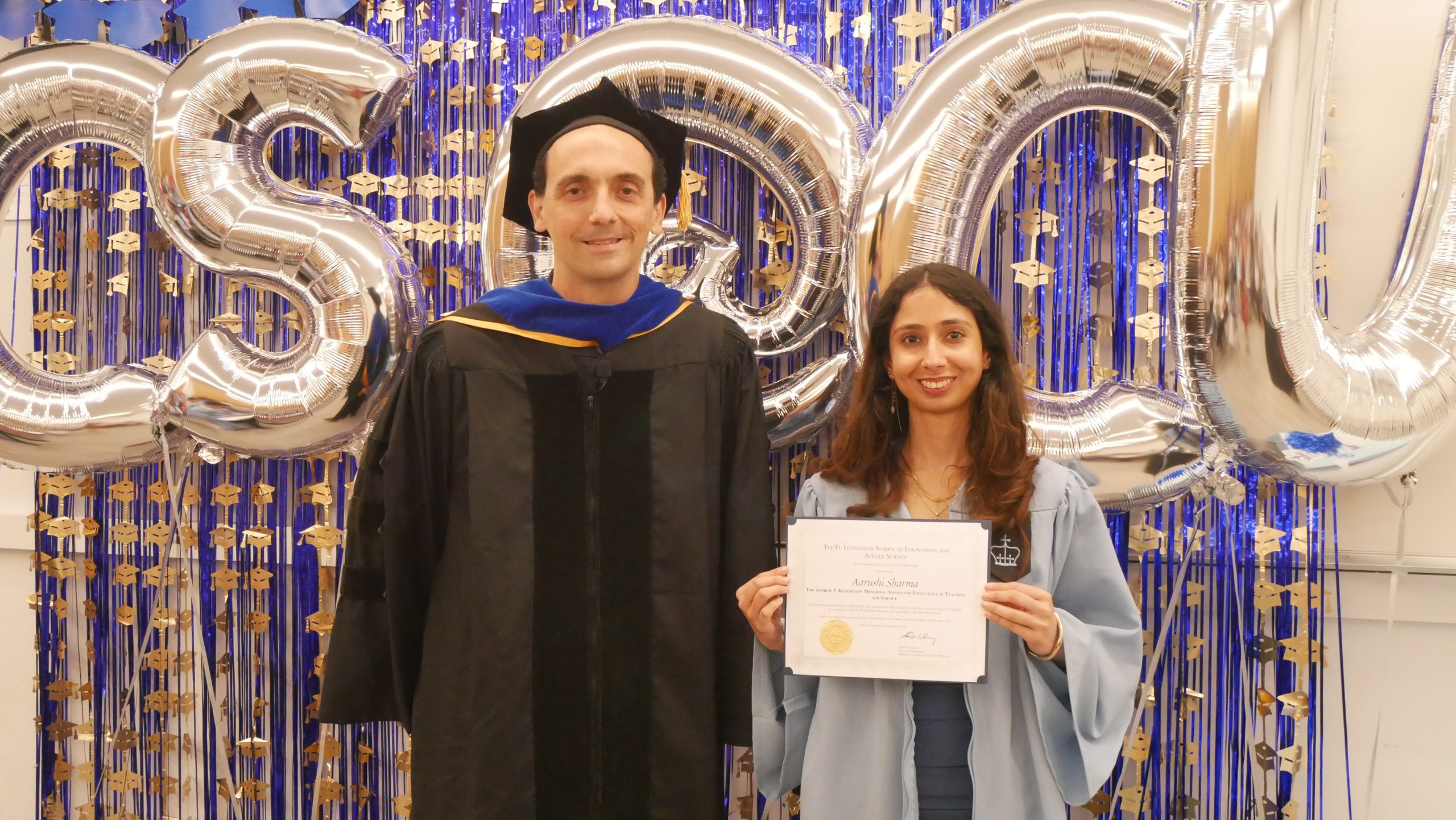 2026 awards 20 Luca Carloni Aarushi Sharma Luca Carloni and Aarushi Sharma