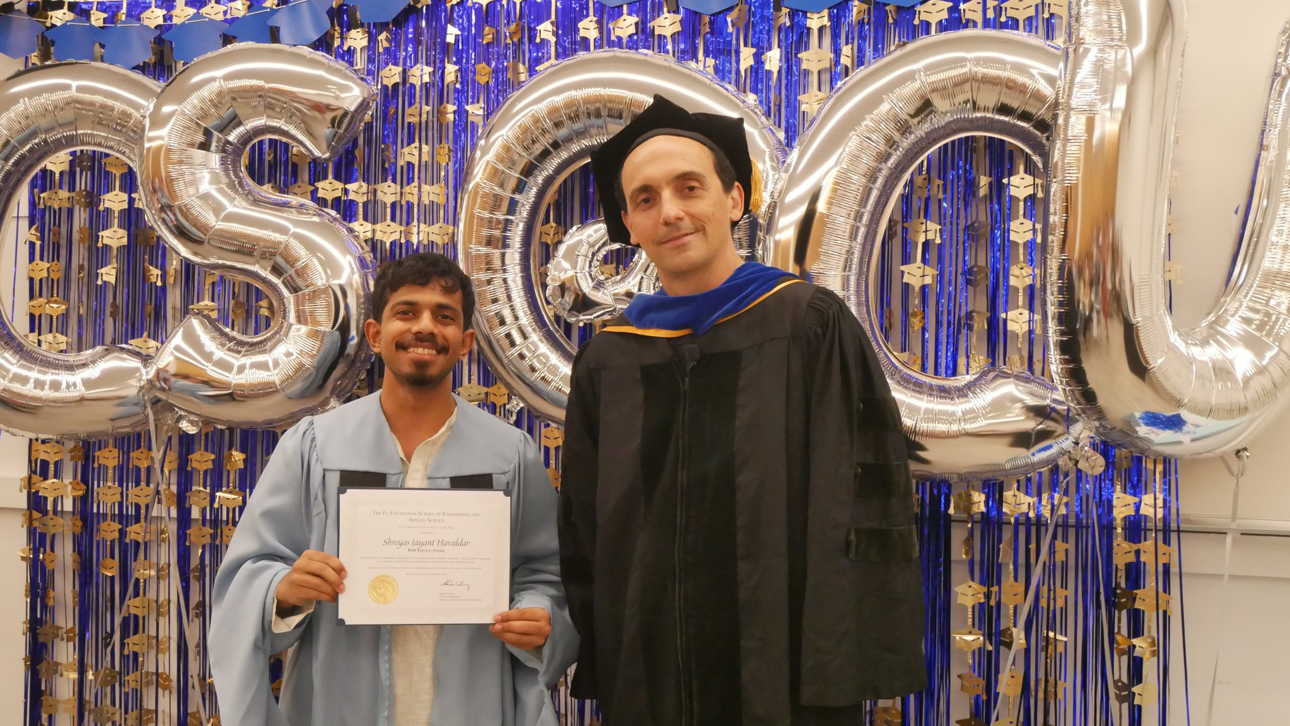 2026 awards 25 Shreyas Jayant Havaldar and Luca Carloni Shreyas Jayant Havaldar and Luca Carloni