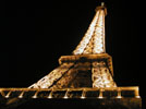 Looking up the Eiffel Tower