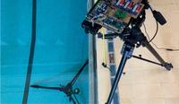 AmphiLight: Direct Air-Water Communication with Laser Light